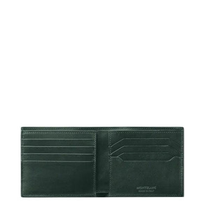 Montblanc portafoglio 8 scomparti Meisterstück 4810 verde 130936