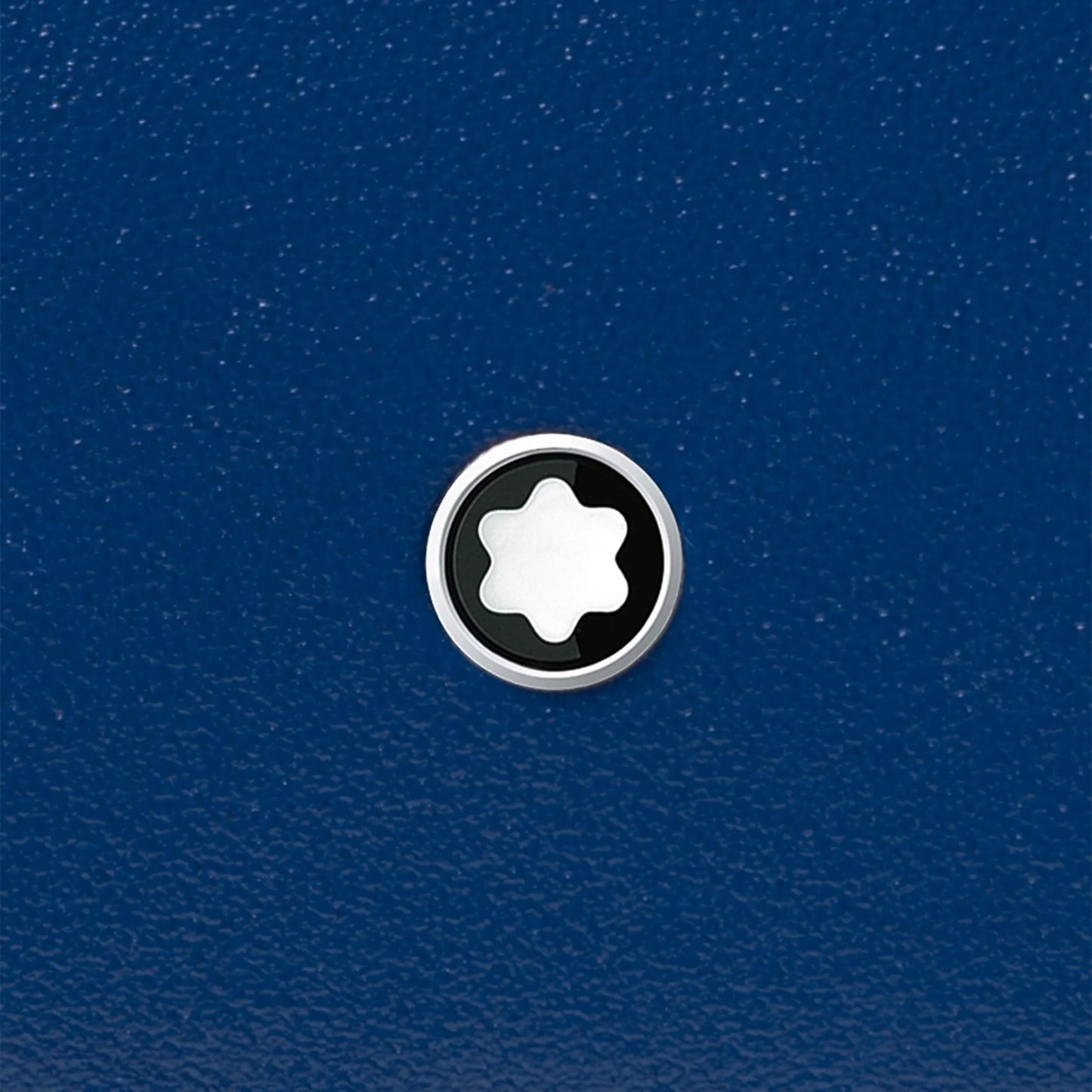 Montblanc Meisterstück 黑蓝色紧凑型六格钱包 129678