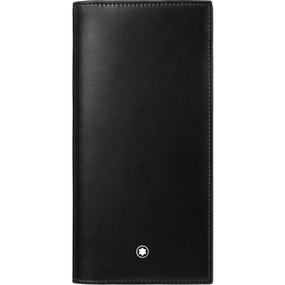 Montblanc 15格长款 Meisterstück 黑色钱包 129680