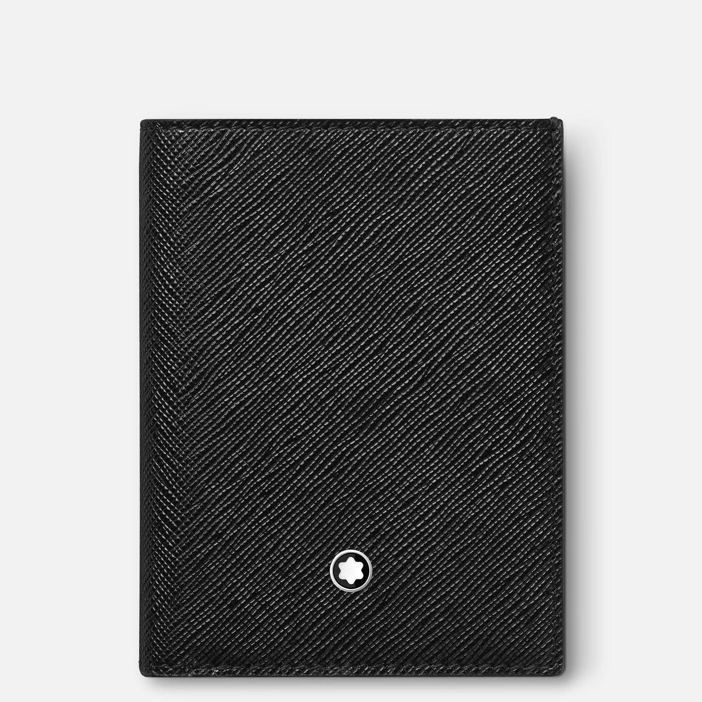 Montblanc Sartorial 黑色迷你钱包，4个隔层 130321