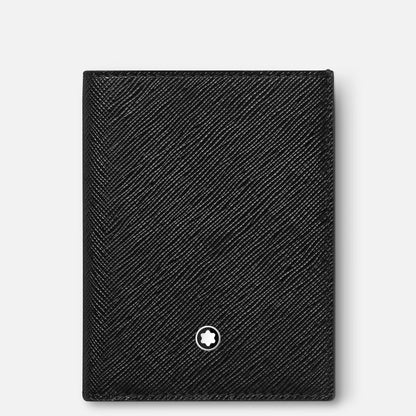 Montblanc Sartorial 黑色迷你钱包，4个隔层 130321