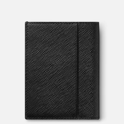 Montblanc Sartorial 黑色迷你钱包，4个隔层 130321