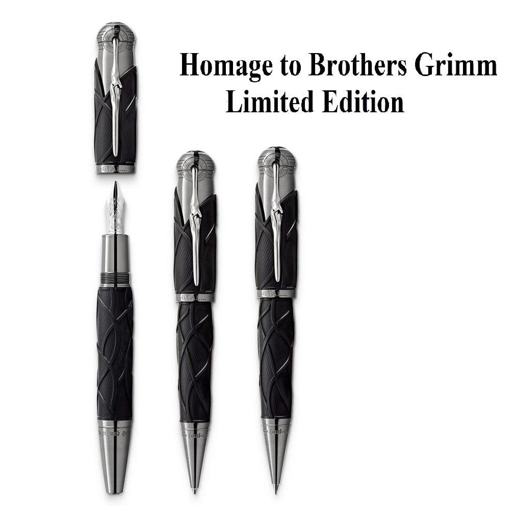 Montblanc Writers Edition2022 格林兄弟系列套装（钢笔 + 滚珠笔 + 圆珠笔）限量版 128367