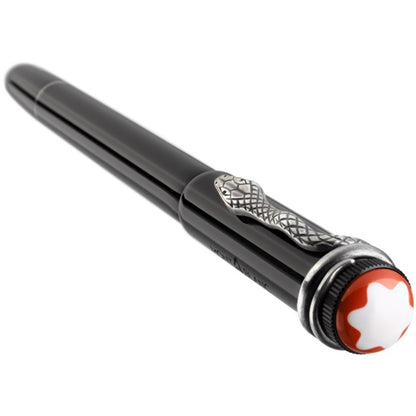 Montblanc Heritage Collection Rouge et Noir 特别版黑色钢笔 M尖 114722