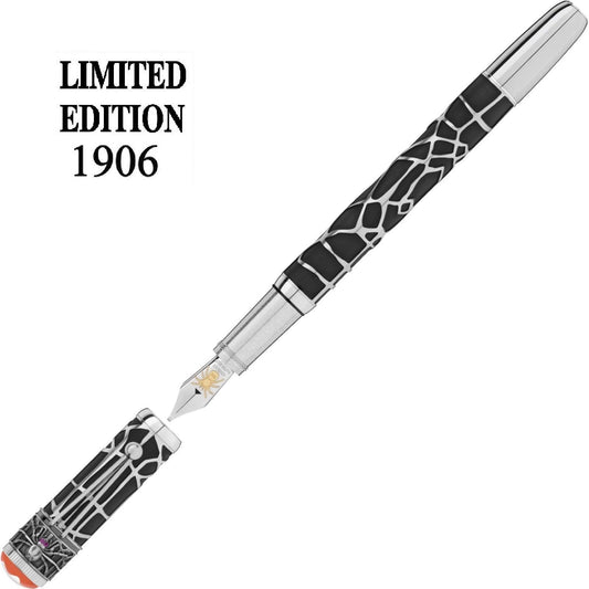 Montblanc Heritage Rouge Et Noir Spider Metamorphosis 限量版1906钢笔 M尖 117849