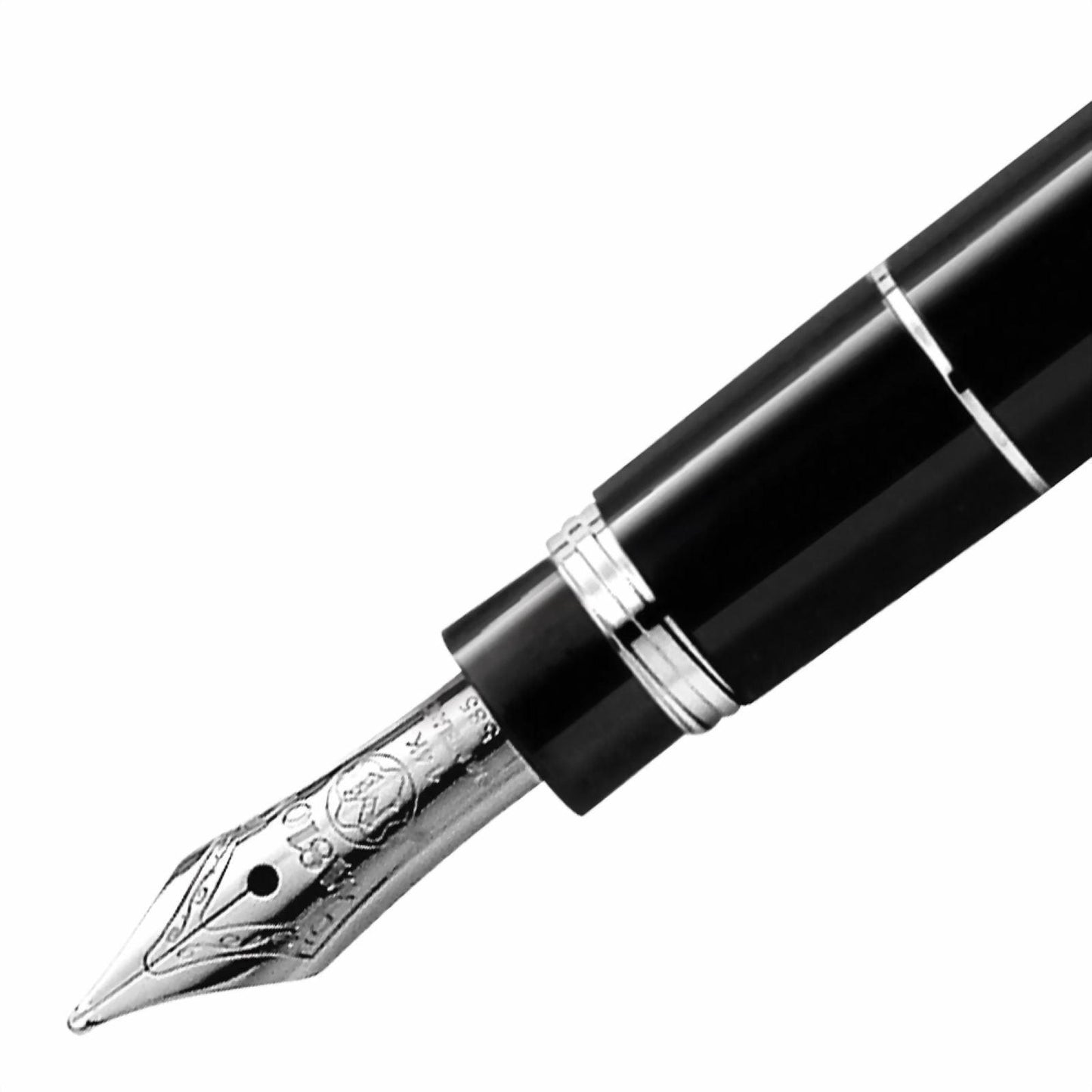 Montblanc Meisterstuck Platinum 致敬W.A. Mozart钢笔 F尖 107705