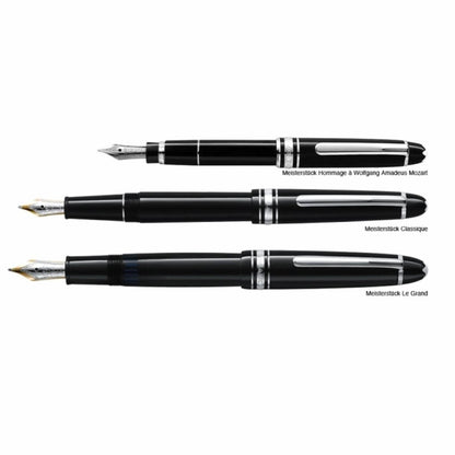 Montblanc Meisterstuck Platinum 致敬W.A. Mozart钢笔 F尖 107705