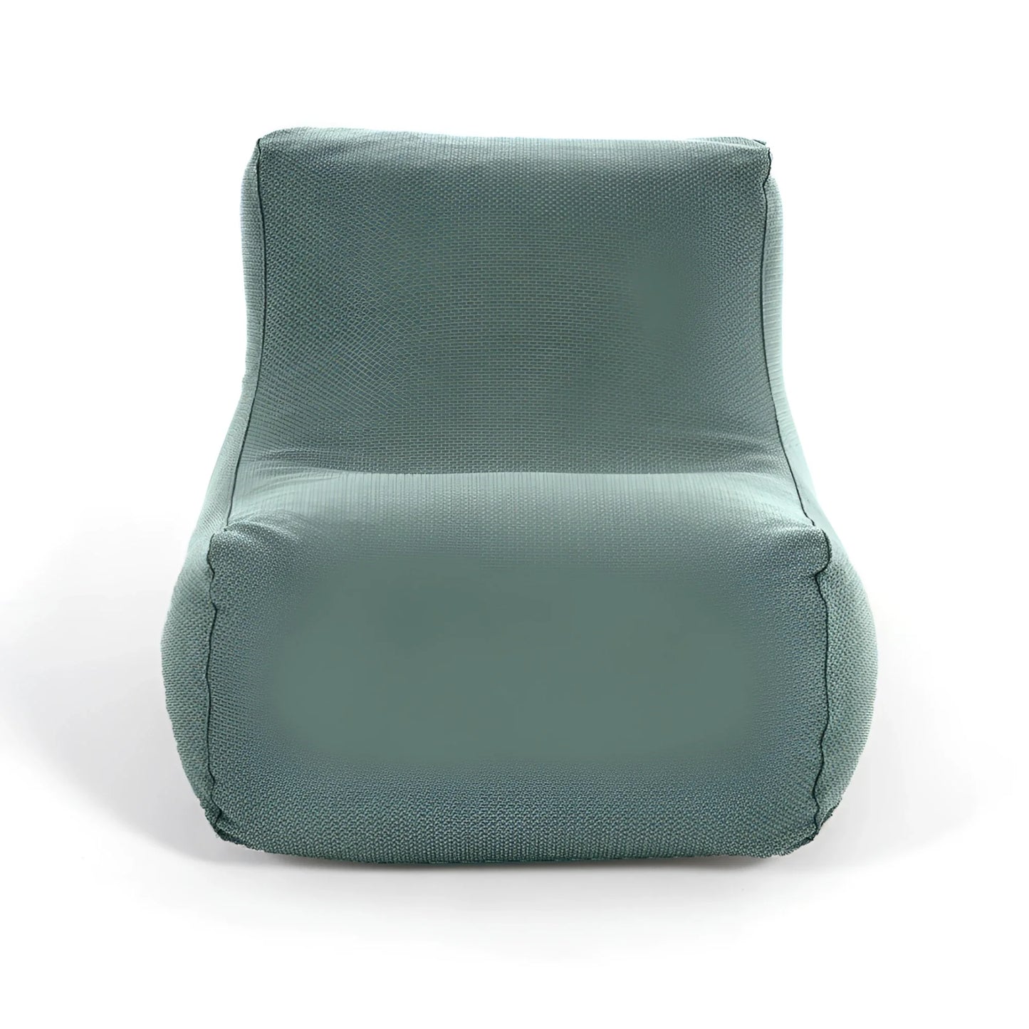 Poltrona milano in tessuto strutturato color teal, poltrona solita con finitura morbida per gioco esclusivo