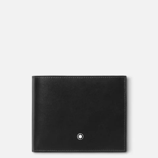 Montblanc Meisterstück 黑色10格带零钱袋钱包 198315