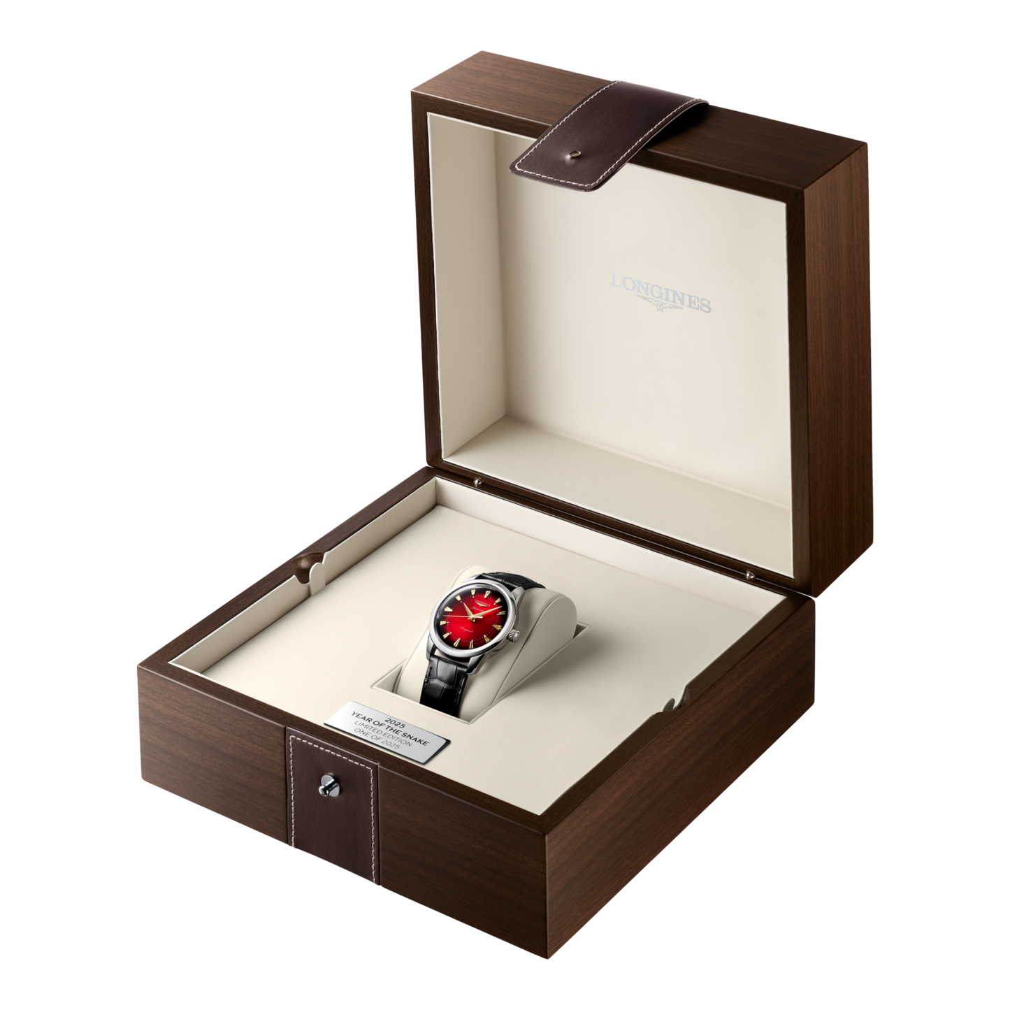 Longines Conquest Heritage 蛇年限量版 40毫米红色自动钢表 L1.651.4.09.2