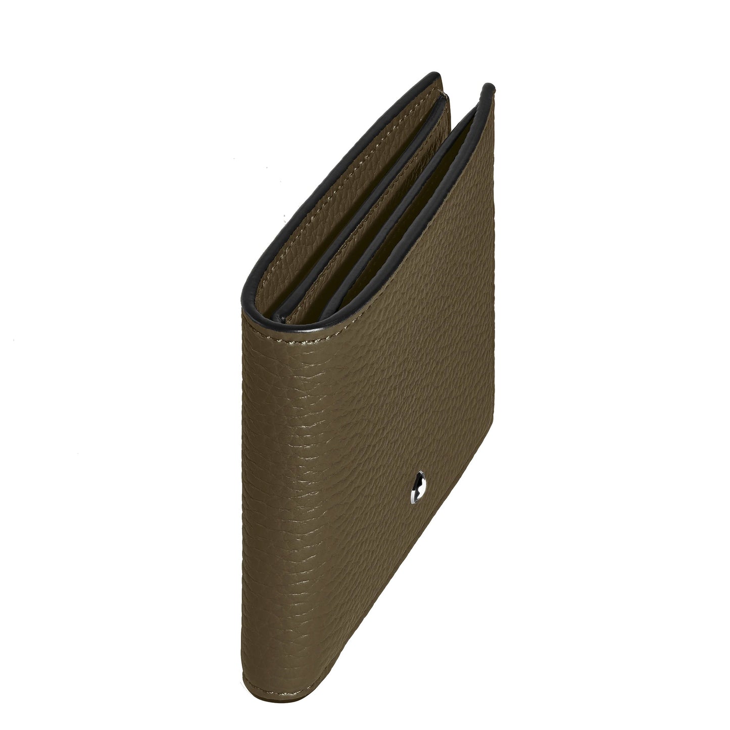 Montblanc 卡其色四格钱包带零钱袋 220216