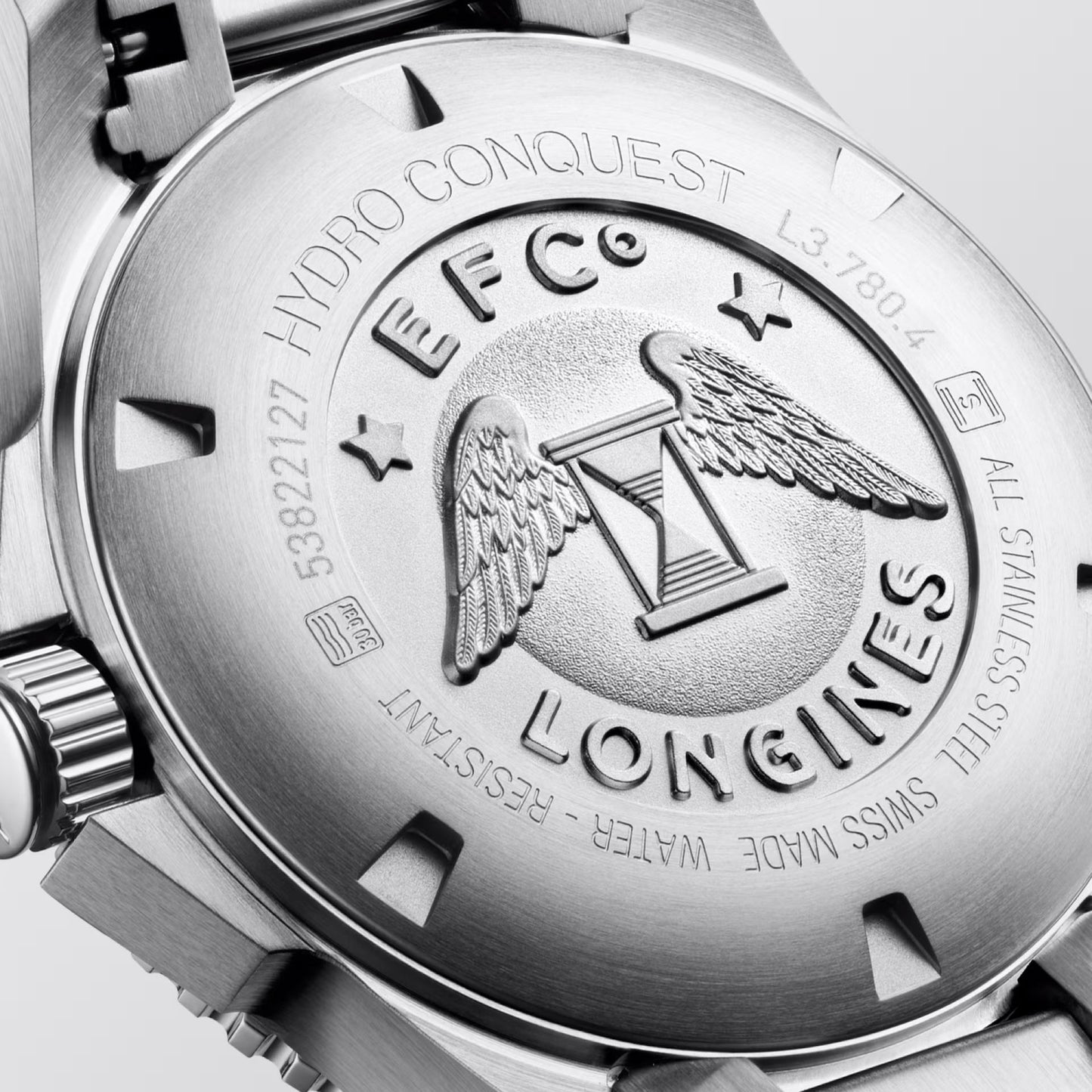 Longines Hydroconquest 39毫米黑色自动钢表