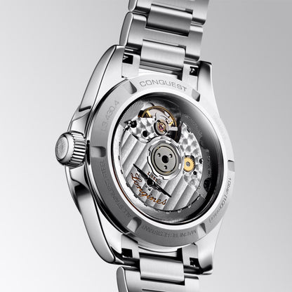 Longines 手表 Conquest 34mm 绿色 自动 钢制 L3.430.4.02.6