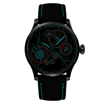 Mido Multifort Mechanical 限量版999枚 44毫米深灰色手动上链钢表 M038.605.11.060.00